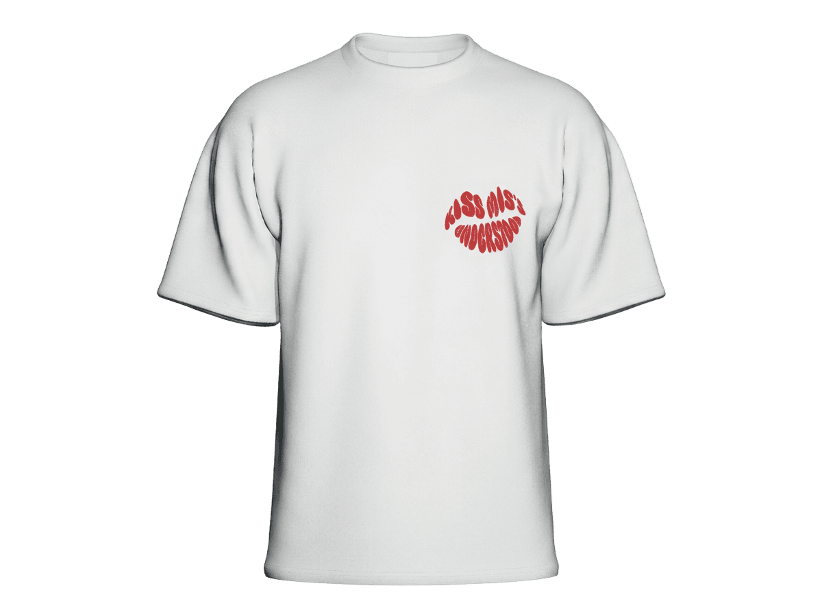 Kiss Miss Understood Tee · White