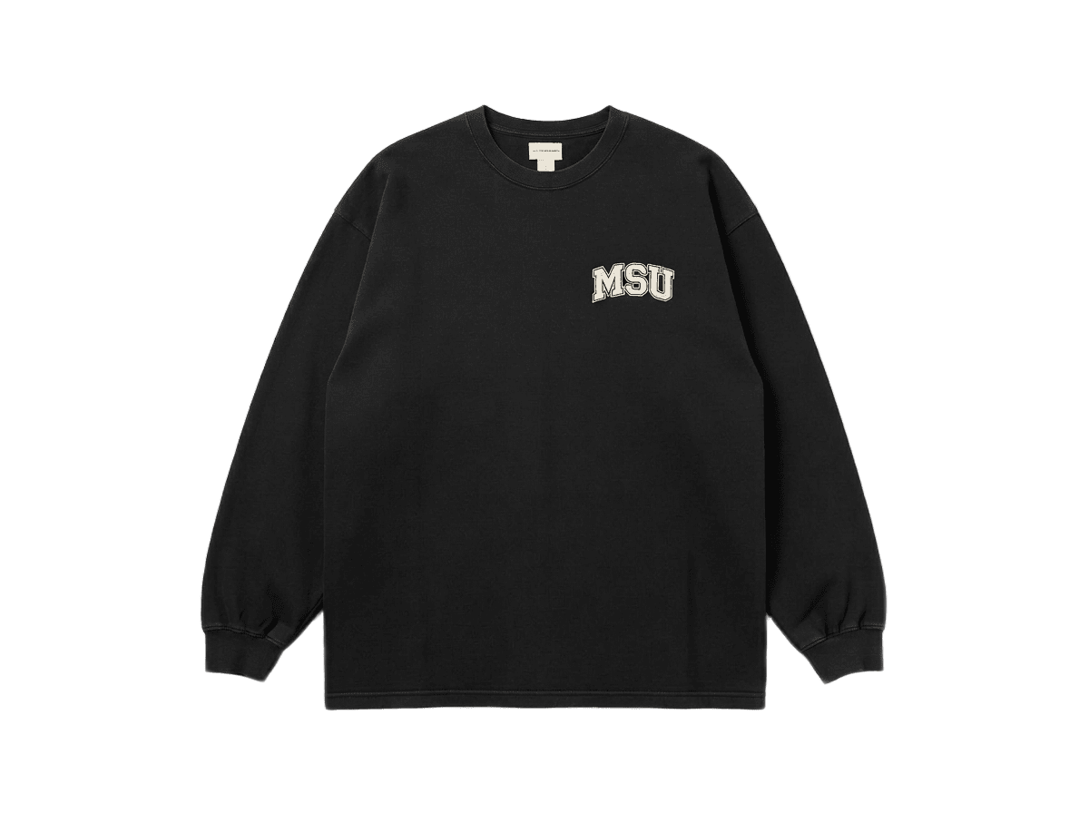 MSU Varsity Long Sleeve · Black