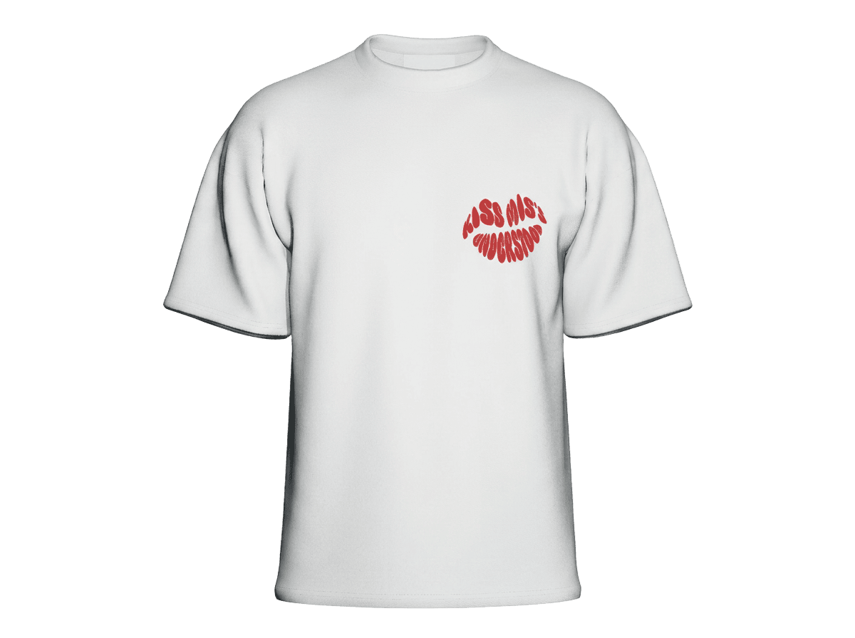 Kiss Miss Understood Tee · White