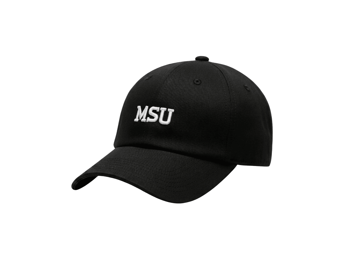 MSU Dad Cap · Black