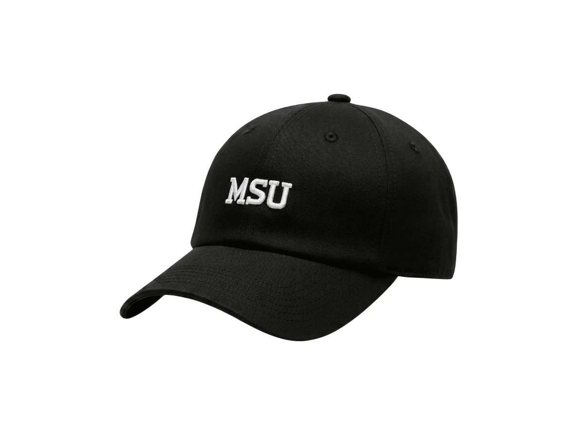 MSU Dad Cap · Black