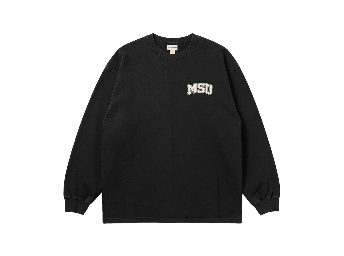 MSU Varsity Long Sleeve · Black
