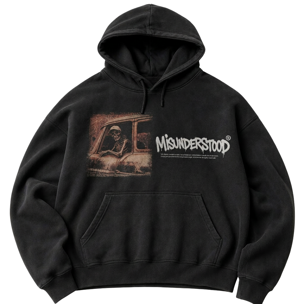 Misunderstood Photo Hoodie · Charcoal